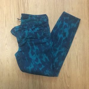 Express Patterned Skinny Jeans